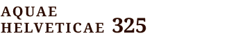 Aquae Helveticae 325